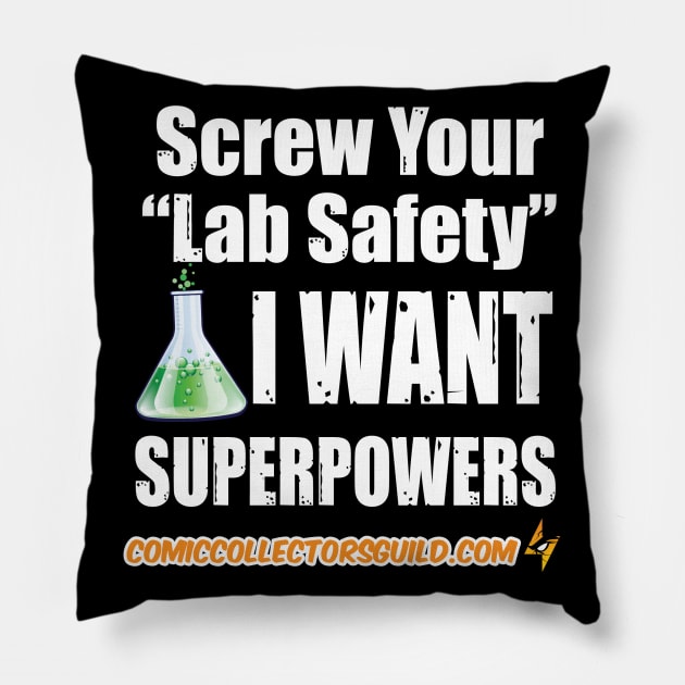 CCG Superpowers Pillow by Comic Collectors Guild 