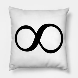 To Infinity and Beyond! Infinity symbol Pillow