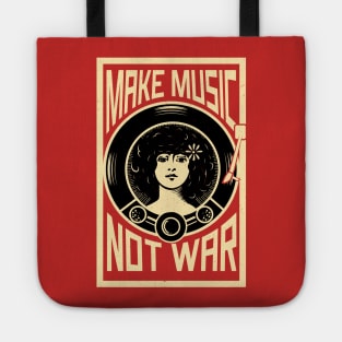 Make Music not war Tote
