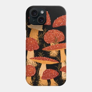 Amanita Garden - Fly Agaric Mushrooms Phone Case