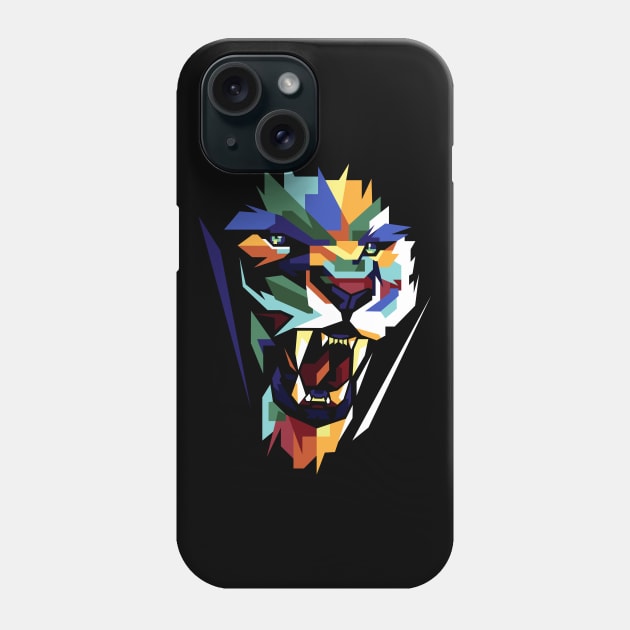 Colorful Lion Phone Case by mrasyidkvec