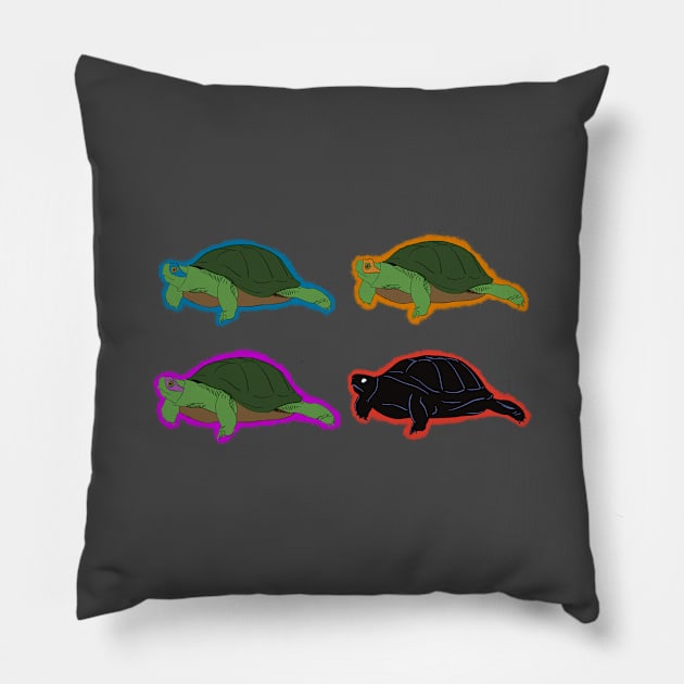 Ninjas? Pillow by @johnnehill