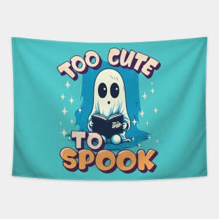 Too Cute To Spook Little Halloween Ghost Tapestry