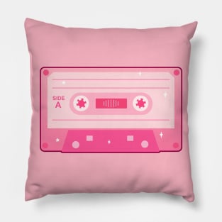 Pink Cassette Pillow