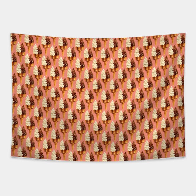 Twin Cone Pattern Tapestry by KellyGilleran