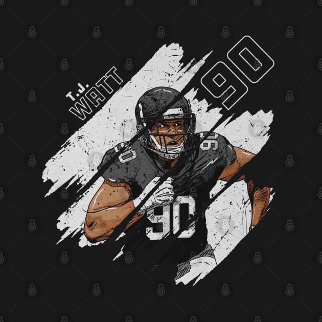 T.J. Watt Pittsburgh Stripes by Chunta_Design