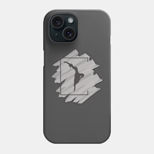 dance design in grey Phone Case