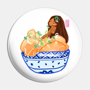 Wonton Soup Dumpling Mermaid Pin