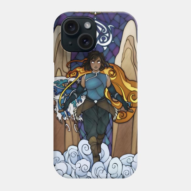 Korra Stained Glass Phone Case by Ranefea