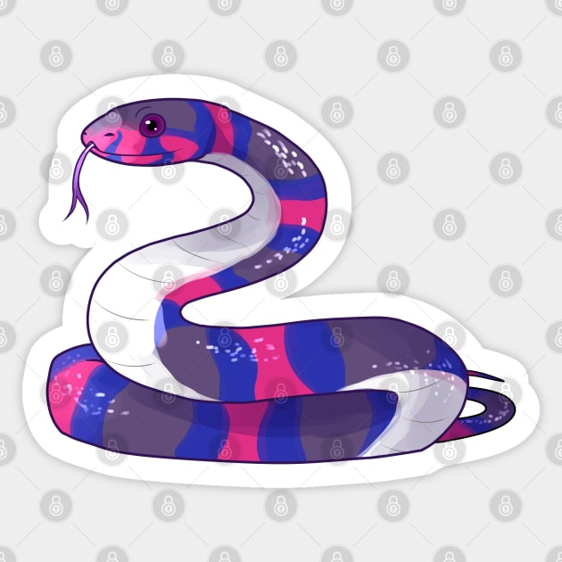 Bisssexual Snake - Reptile - Sticker