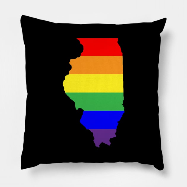 Illinois Pillow by Nuft