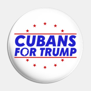 Cubans For Trump Pin