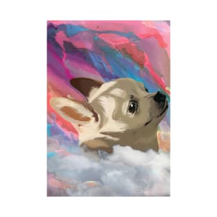 watercolor chihuahua artwork T-Shirt