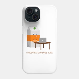 Concentrated Orange Juice Phone Case