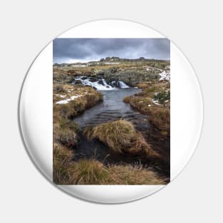 Snowy Falls Pin