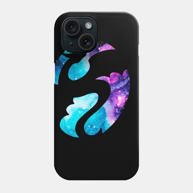 Soaring Watercolor Galaxy Dragon Phone Case by Lady Lilac