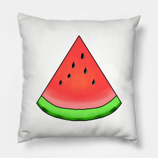 Watermelon Slice Pillow by D.H_Design