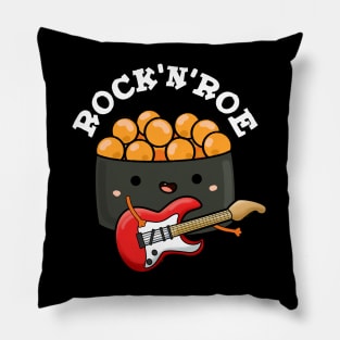 Rock And Roe Cute Rock And Roll Sushi Pun Pillow