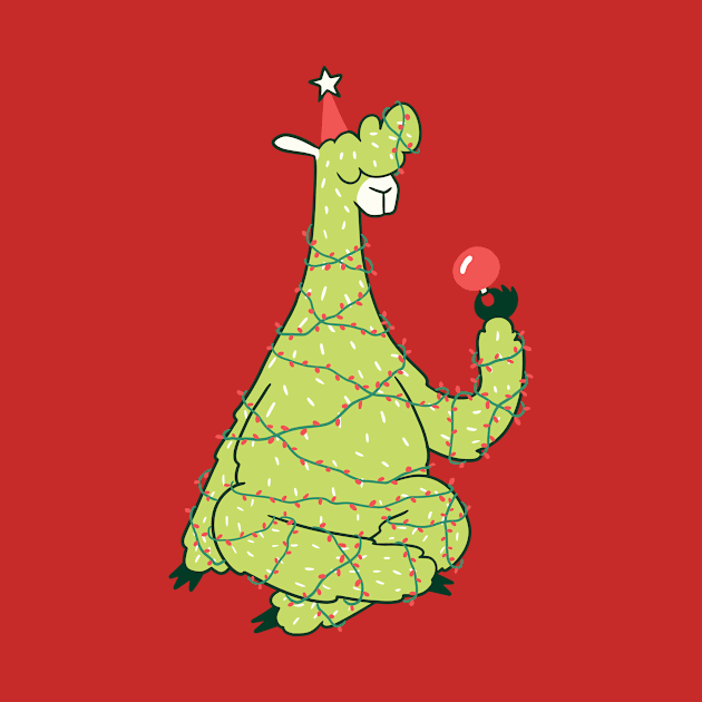 Christmas Tree Llama by Babyborn