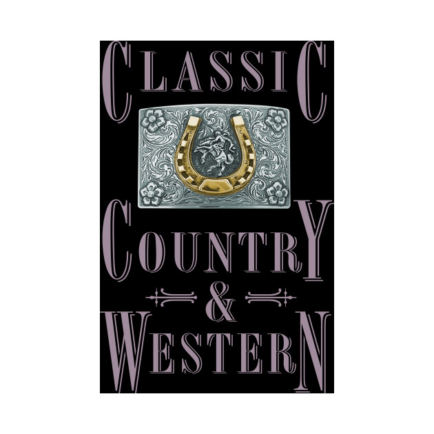 Golden Horseshoe - Classic Country and Western Belt Buckles by PLAYDIGITAL2020