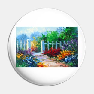 Flower path Pin