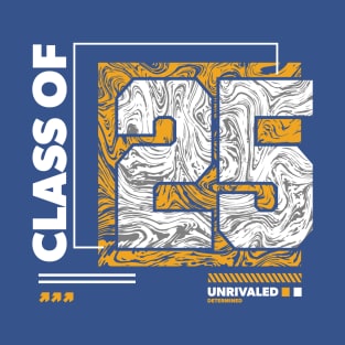 Class of 2025 Urban Streetwear // Graduation Class of '25 Gold T-Shirt