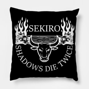 Sekiro Blazing Bull White Pillow