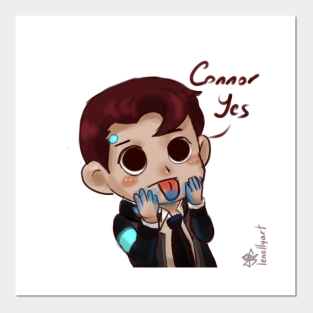 Detroit Become Human Connor Posters And Art Prints Teepublic