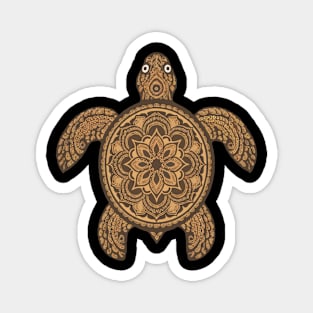 Mandala Turtle Magnet