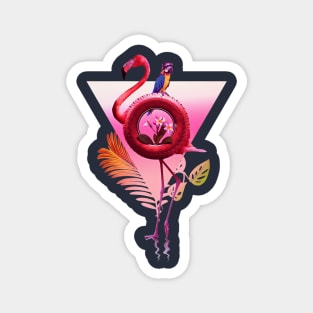 Flamingo Pals Magnet