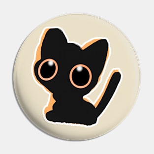 The black cat Pin