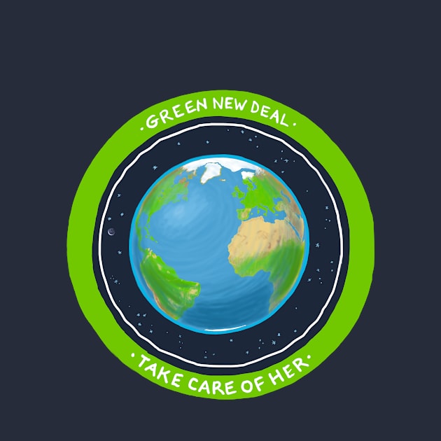 Green New Deal Earth by mernstw