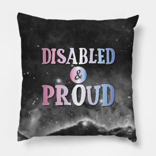 Disabled and Proud: Bigender Pillow