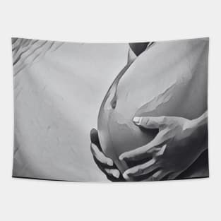 Miracles of Woman (Pregnant Woman) Tapestry