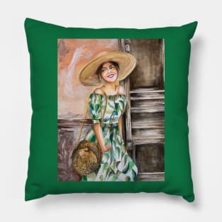 Vacation in Italy Pillow