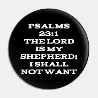 Psalm 23:1 Pin