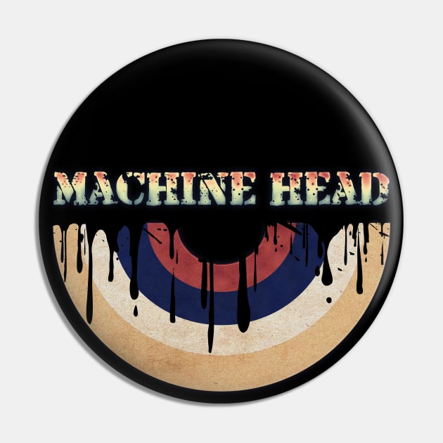 Melted Vinyl - Machine Head Pin by FUTURE SUSAN