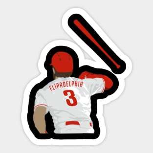 Harper Powder Blue Jersey Sticker for Sale by goosegraphics