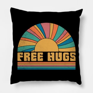 Graphic Hugs Proud Name Distressed Birthday Retro Style Pillow