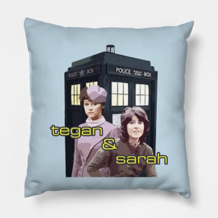 DOCTOR WHO SHIRTS Tegan & Sarah TARDIS Pillow