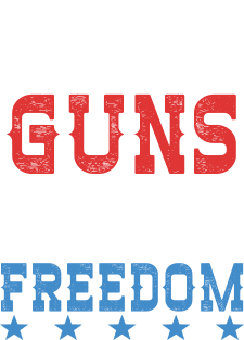 Guns Beer Freedom Funny 4th Of July Magnet