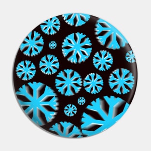 Snowflakes pattern Pin