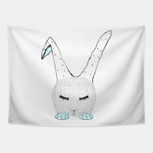 Little Blue Bunnie Tapestry