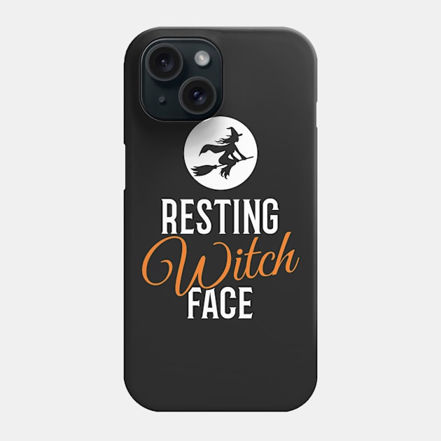 Resting Witch Face Halloween Phone Case by creativecurly