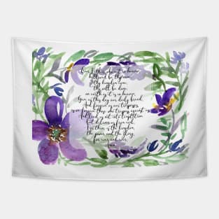 Our Father | Daily Prayer | Scripture Art Tapestry