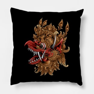 Jatayu Balinese Mask Pillow