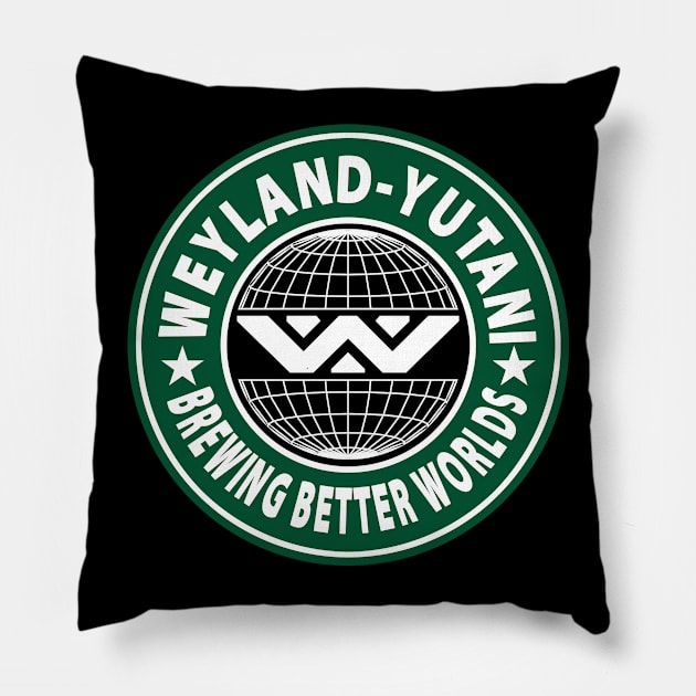 Brewing Better Worlds Pillow by CCDesign