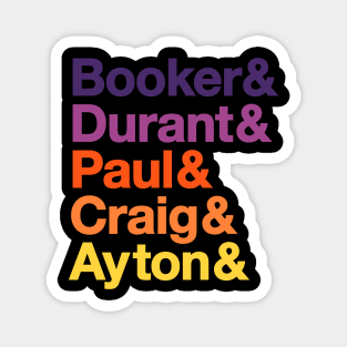 Phoenix Suns & Roster CE 22 Magnet