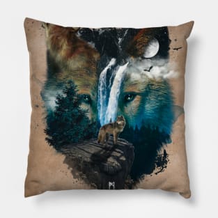 Calm of The Wolf Pillow