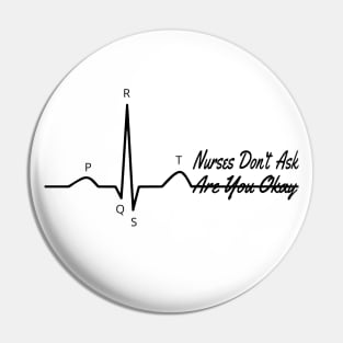 PQRST Funny Nurse Memes Electrocardiogram Wave ECG Pin